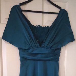 Size 2 Teal Prom/Bridesmaid/Mother of the Bride Dress Jade Couture by Jasmine
